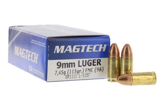 Magtech 9mm Luger 115 gr FMJ - Box of 50